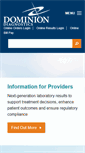 Mobile Screenshot of dominiondiagnostics.com
